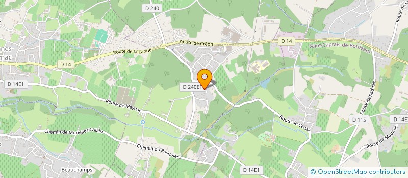 localisation de l'entreprise ECURIES FLICHKAN  CAMBLANES-ET-MEYNAC