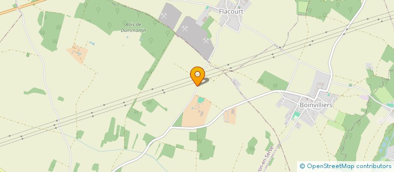 localisation de l'entreprise ECURIES FLORENT BOURSET MARCELLAS  DAMMARTIN-EN-SERVE