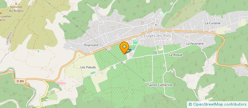 localisation de l'entreprise ECURIES GALANTE  CUGES-LES-PINS