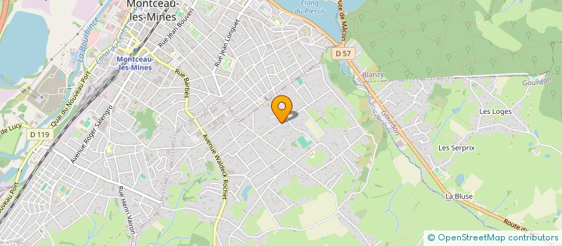 localisation de l'entreprise ECURIES GAMINS DE BOURGOGNE  SAINT-VALLIER