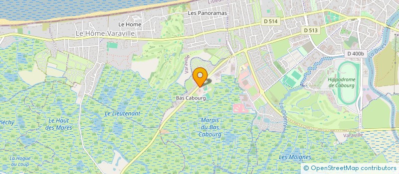 localisation de l'entreprise ECURIES JEAN-CHARLES COURTOIS - LA SABLONNIERE  CABOURG