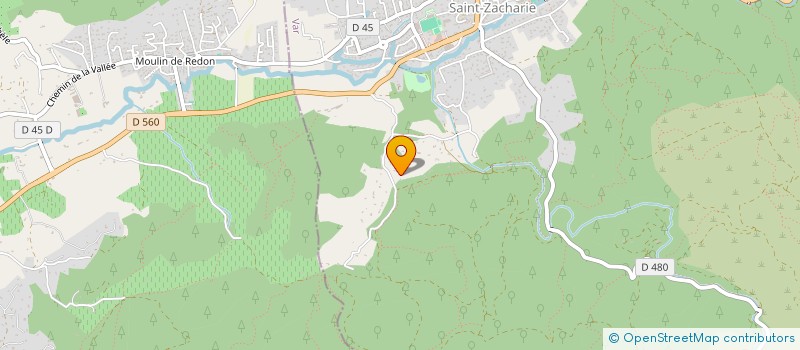 localisation de l'entreprise ECURIES MONT VERT  SAINT-ZACHARIE