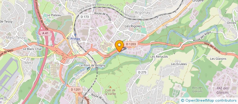 localisation de l'entreprise ECURIES NICOLAS BODIN  ARGONAY