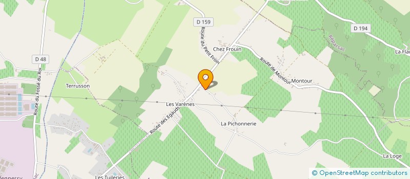 localisation de l'entreprise ECURIES NICOLAS MERGNAC  NERCILLAC