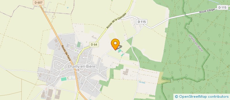 localisation de l'entreprise ECURIES NICOLAS NOESSER  CHAILLY-EN-BIERE