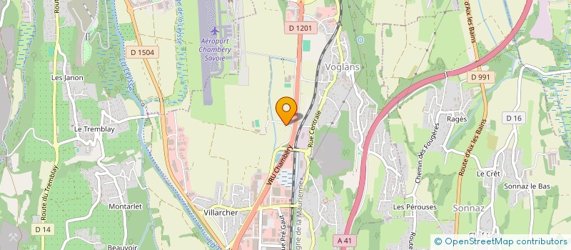 localisation de l'entreprise ECURIES PHARAMAND  VOGLANS