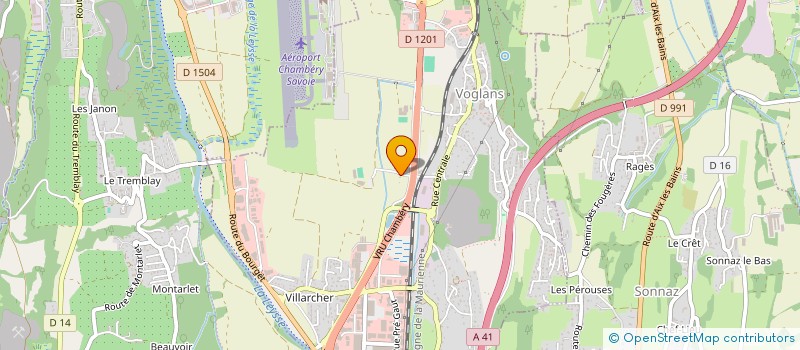 localisation de l'entreprise ECURIES PHARAMAND  VOGLANS