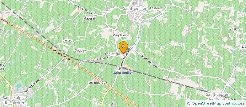 localisation de l'entreprise ECURIES ROUSSEAU  SAINT-EMILION