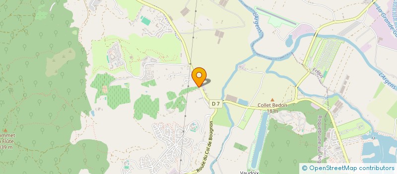 localisation de l'entreprise ECURIES SBS  ROQUEBRUNE-SUR-ARGENS