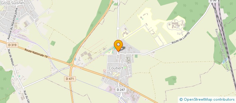 localisation de l'entreprise ECURIES SYLVAIN DEVULDER  COUBERT