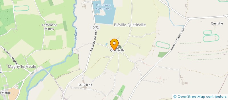 localisation de l'entreprise ECURIES THOYD à BELLE VIE EN AUGE