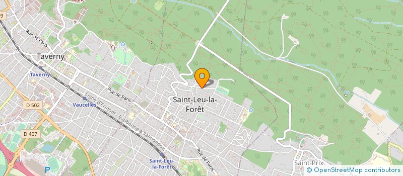 localisation de l'entreprise ECURIES VAAST  SAINT-LEU-LA-FORET