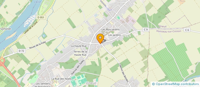 localisation de l'entreprise ECURIES VINEUIL JUMP à VINEUIL