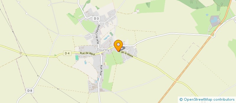 localisation de l'entreprise ECURIES XAVIER GARCIA  PRESSAGNY L'ORGUEILLEUX