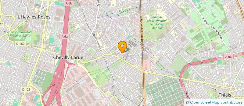 localisation de l'entreprise ECUSSAT  CHEVILLY-LARUE