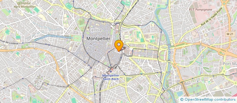 localisation de l'entreprise ECUSSON 1 à MONTPELLIER