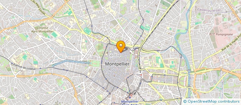 localisation de l'entreprise ECUSSON à MONTPELLIER