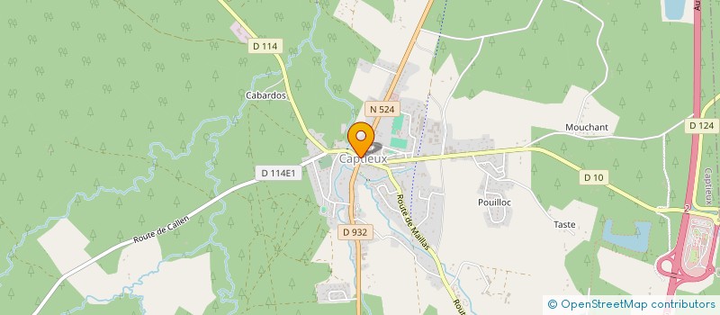 localisation de l'entreprise ECUVEA REBORN à CAPTIEUX