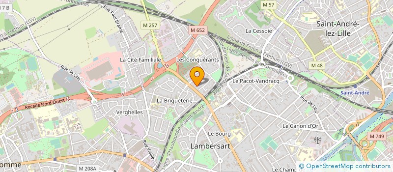 localisation de l'entreprise ECUYERS DE SAINT MICHEL à LAMBERSART