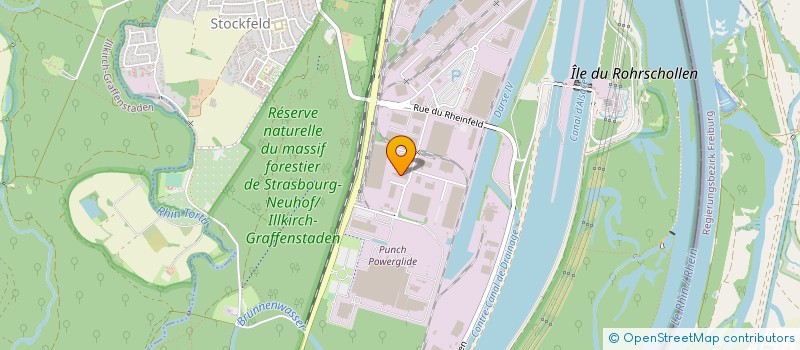 localisation de l'entreprise ECV à STRASBOURG