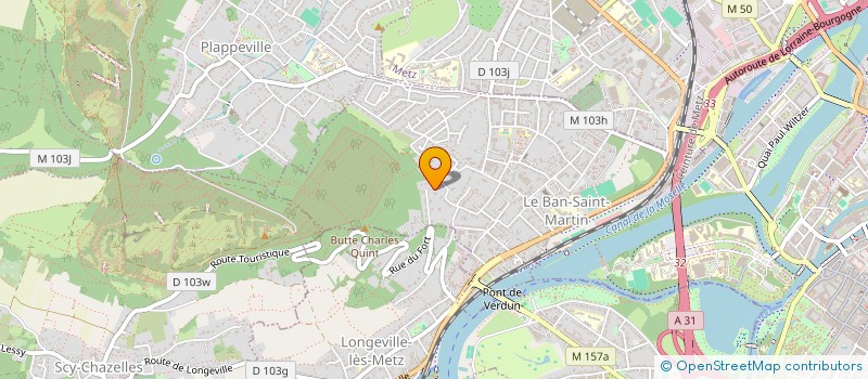 localisation de l'entreprise ECV  LE BAN-SAINT-MARTIN