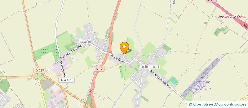 localisation de l'entreprise ECV CONSEIL  ROCLINCOURT