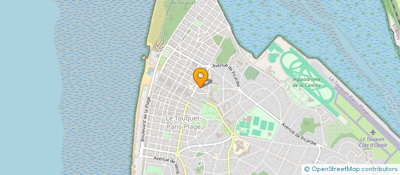 localisation de l'entreprise ECV DUCOULOMBIER  LE TOUQUET-PARIS-PLAGE