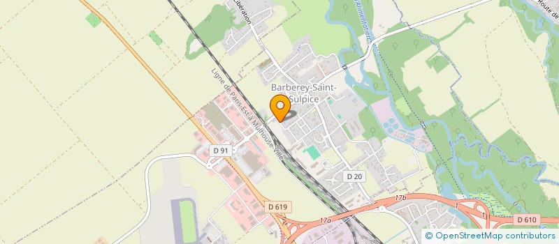 localisation de l'entreprise ECV MULAT  BARBEREY-SAINT-SULPICE
