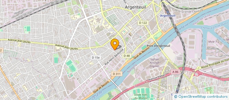 localisation de l'entreprise ECVITA  ARGENTEUIL