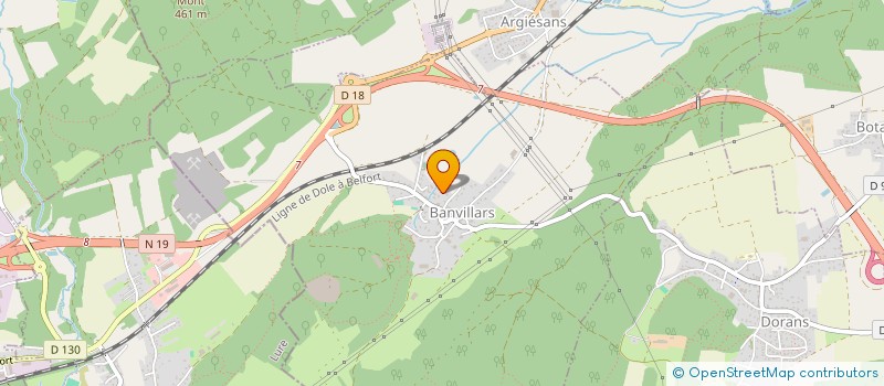 localisation de l'entreprise ECVS à BANVILLARS
