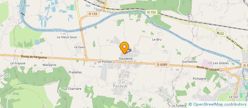 localisation de l'entreprise ECW  PAZAYAC