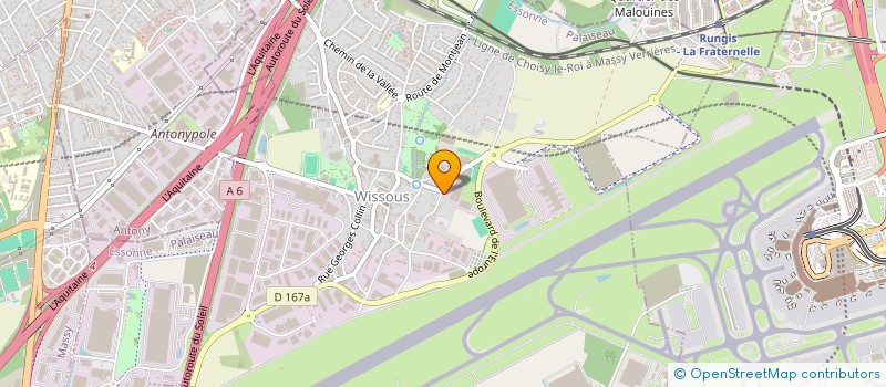 localisation de l'entreprise ECW EUROPEENNE CONDITIONNEMENT WISSOUS à WISSOUS