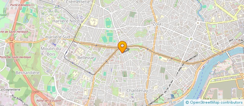 localisation de l'entreprise ECXM  NANTES