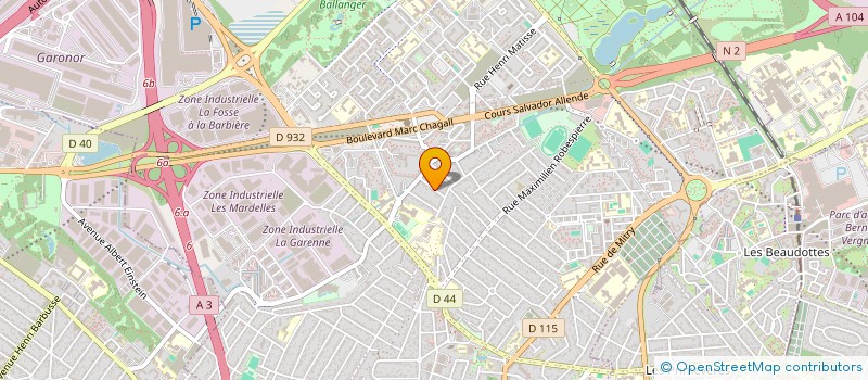 localisation de l'entreprise ECY à AULNAY-SOUS-BOIS