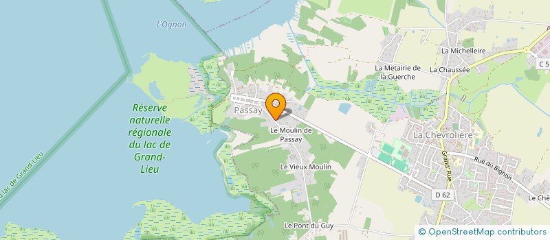 localisation de l'entreprise ECZ  LA CHEVROLIERE