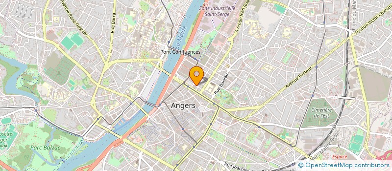 localisation de l'entreprise ECZOD à ANGERS