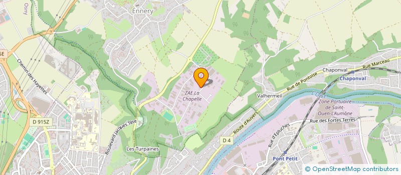 localisation de l'entreprise ED  ENNERY