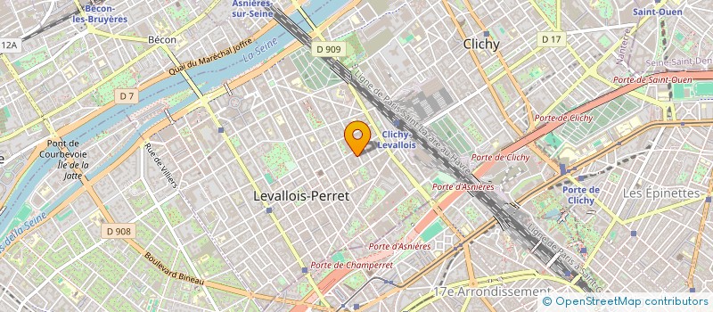 localisation de l'entreprise ED AND MAX à LEVALLOIS-PERRET