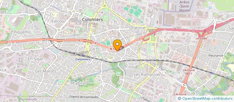 localisation de l'entreprise ED ASSIST 31 à COLOMIERS