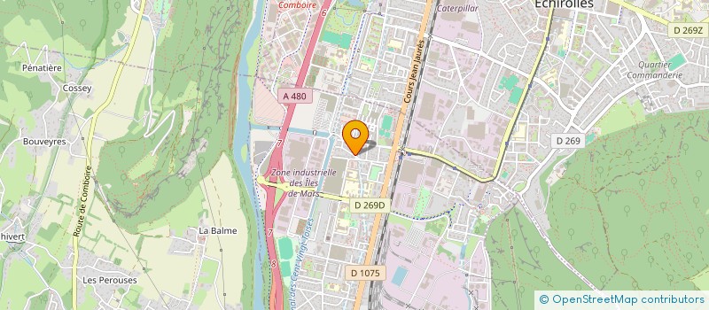 localisation de l'entreprise ED AUTO  LE PONT-DE-CLAIX