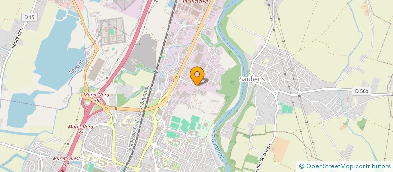 localisation de l'entreprise ED AVOCAT  MURET