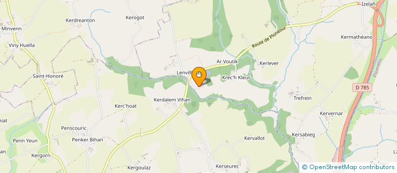 localisation de l'entreprise ED BAT  PLUGUFFAN