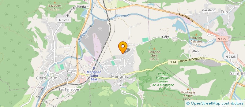 localisation de l'entreprise ED CHARPENTE  MARIGNAC