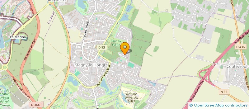 localisation de l'entreprise ED CLIM  MAGNY-LE-HONGRE