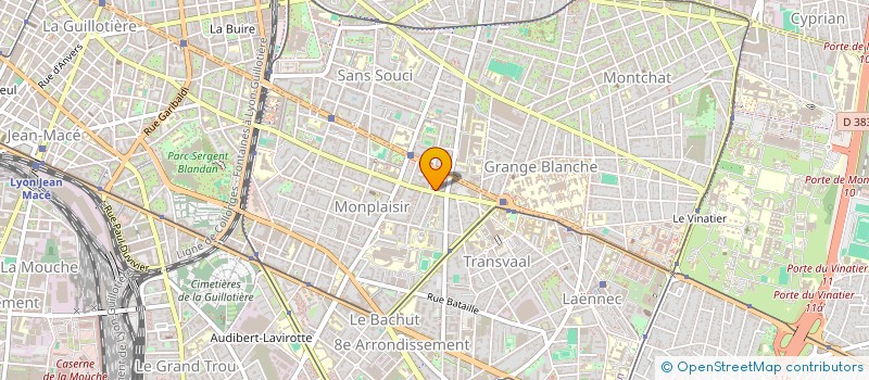 localisation de l'entreprise ED CONCEPT  LYON