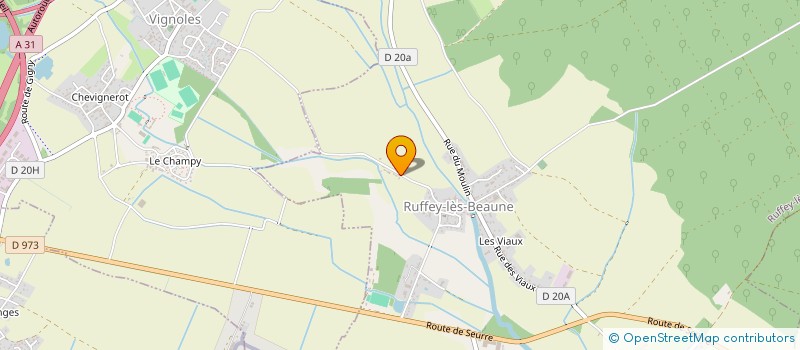 localisation de l'entreprise ED-DE PACKAGING  RUFFEY-LES-BEAUNE