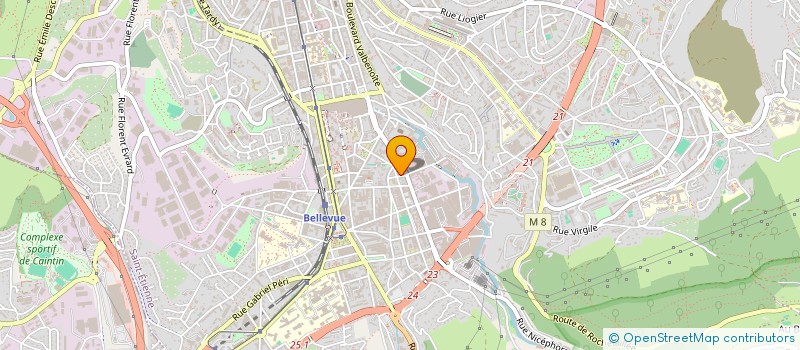 localisation de l'entreprise ED DIFFUSION  SAINT-ETIENNE