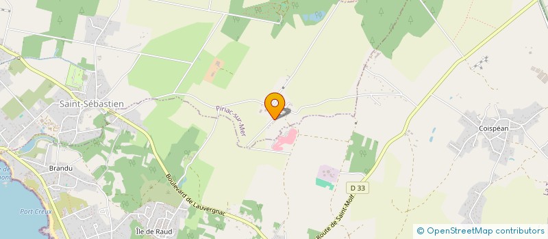 localisation de l'entreprise ED. ELECTRICITE  PIRIAC-SUR-MER