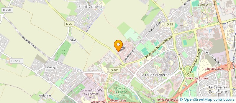 localisation de l'entreprise ED FINANCE  SAINT-CONTEST