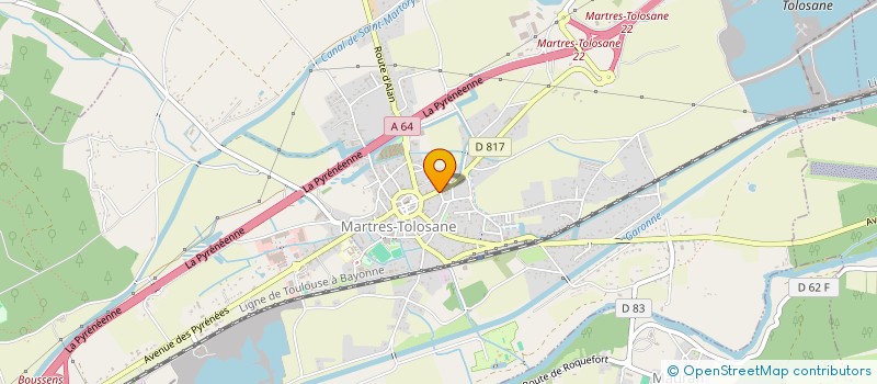 localisation de l'entreprise ED FINANCES  MARTRES-TOLOSANE